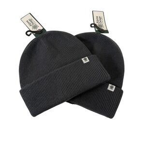 NWT Alpine Design Men's Core Beanie Black One Size ADCWA2401 Lot of 2 Winter Hat